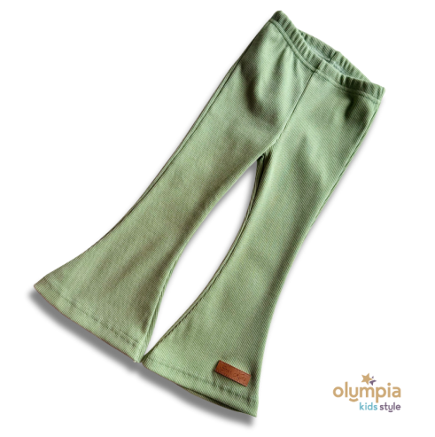 Spodnie PRĄŻEK DZWONY mix kolor