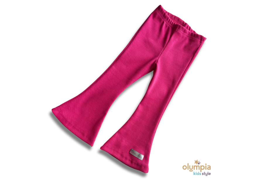 Spodnie PRĄŻEK DZWONY mix kolor