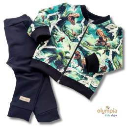 Bawełniany dres dla chłopca - Super styl w dobrej cenie- OLYMPIA KIDS