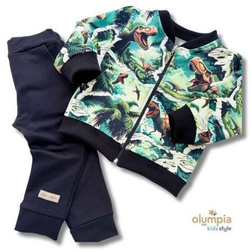 Bawełniany dres dla chłopca - Super styl w dobrej cenie- OLYMPIA KIDS