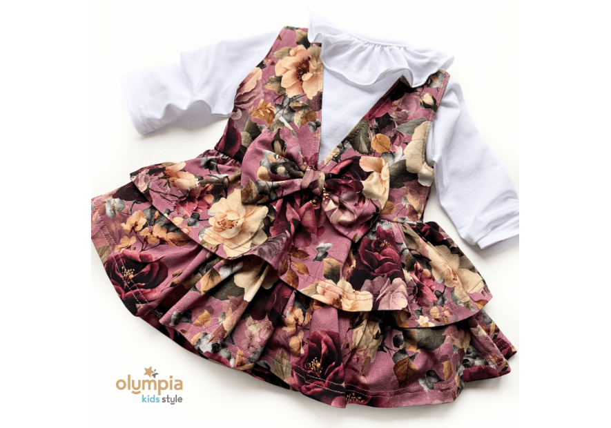 Princeska i body BURGUNDIA Gamex