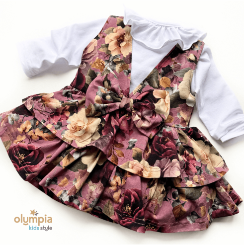 Princeska i body BURGUNDIA Gamex