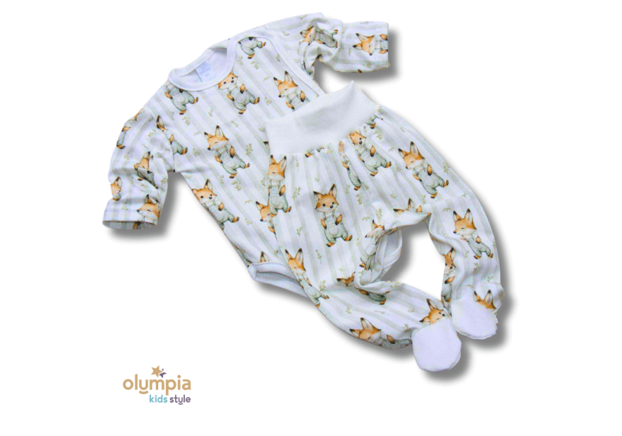 Body niemowlęce kopertowe i półśpioch | OLYMPIA KIDS