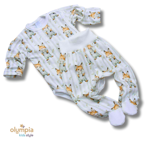 Body niemowlęce kopertowe i półśpioch | OLYMPIA KIDS