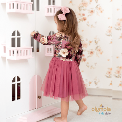 Wizytowa sukienka dla dziewczynki | Olympia Kids Style