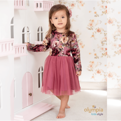 Wizytowa sukienka dla dziewczynki | Olympia Kids Style