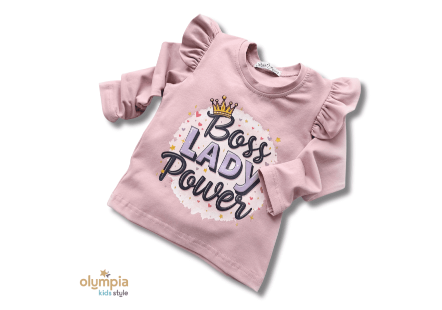 Bluzka dziecięca z falbankami | OLYMPIA KIDS STYLE