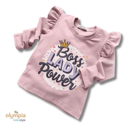 Bluzka dziecięca z falbankami | OLYMPIA KIDS STYLE