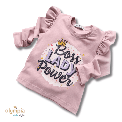 Bluzka dziecięca z falbankami | OLYMPIA KIDS STYLE