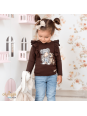 Bluzka dziecięca z falbankami | OLYMPIA KIDS STYLE