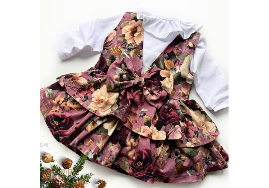 Princeska i body BURGUNDIA Gamex