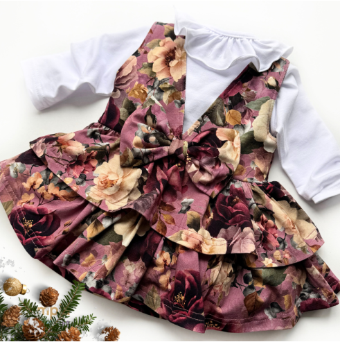 Princeska i body BURGUNDIA Gamex