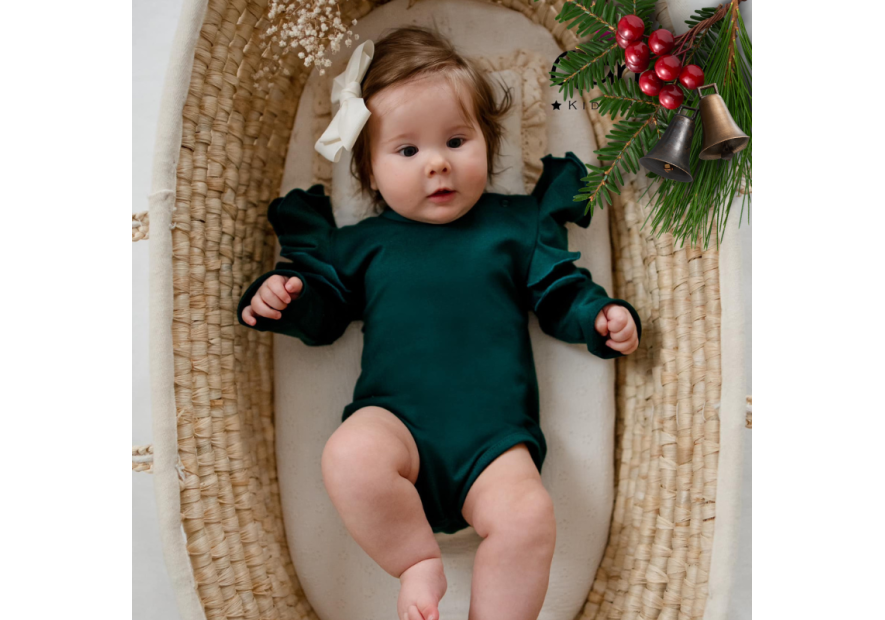 Body dziecięce z dużymi  falbankami | OLYMPIA KIDS STYLE