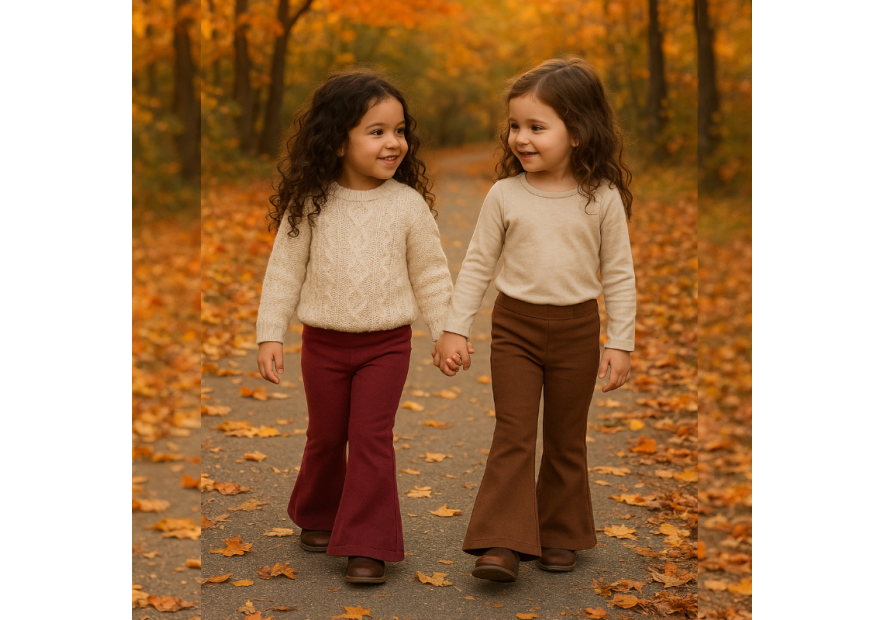 Spodnie PRĄŻEK DZWONY