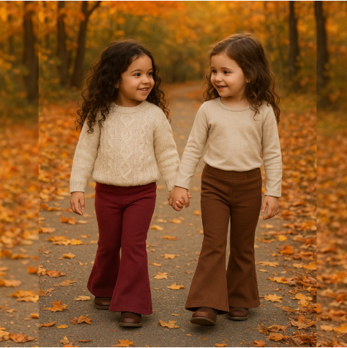 Spodnie PRĄŻEK DZWONY