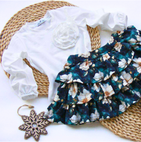 Bluzka i spódniczka BLANKA |Olympia Kids Style