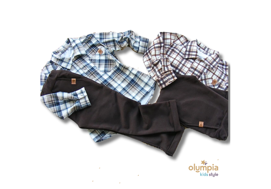 Komplet koszula i spodnie KRATA | OLYMPIA KIDS STYLE