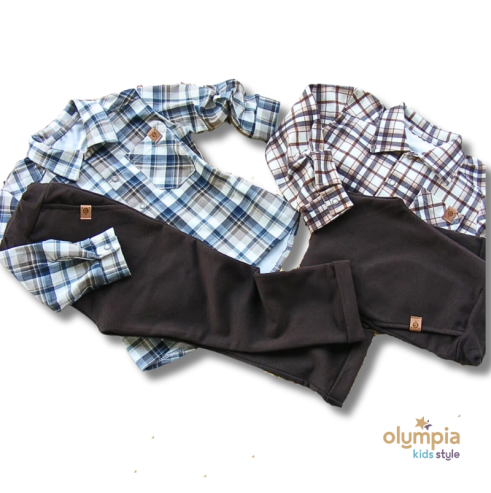 Komplet koszula i spodnie KRATA | OLYMPIA KIDS STYLE