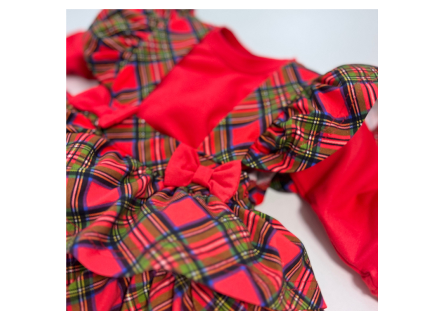 Komplet niemowlęcy bawełniany body+spódniczka z szelkami |Olympia kids style