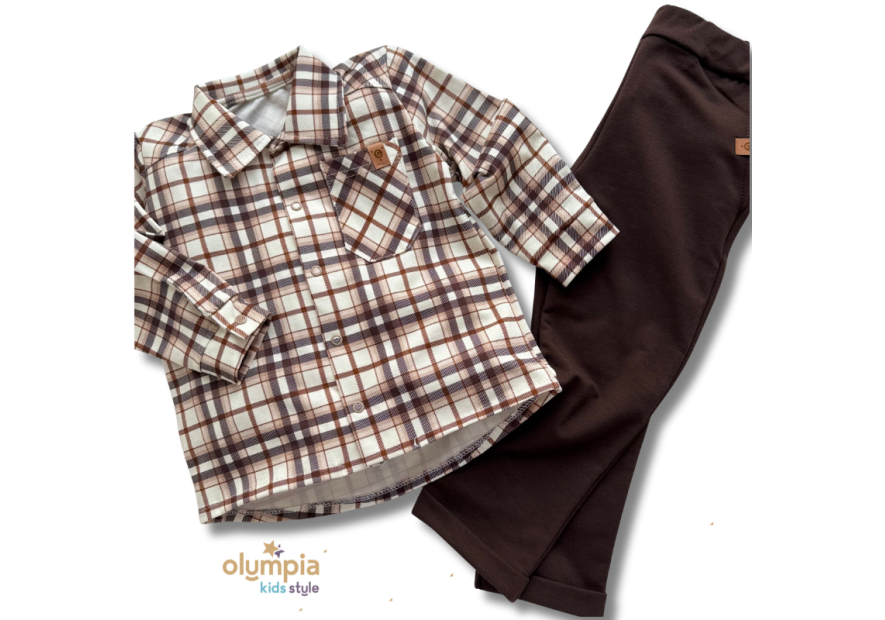 Komplet koszula i spodnie KRATA | OLYMPIA KIDS STYLE