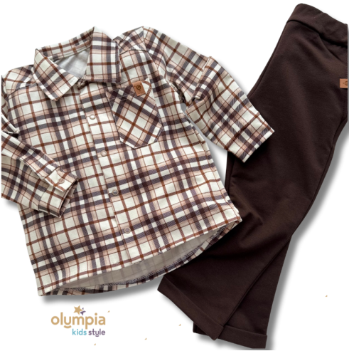Komplet koszula i spodnie KRATA | OLYMPIA KIDS STYLE