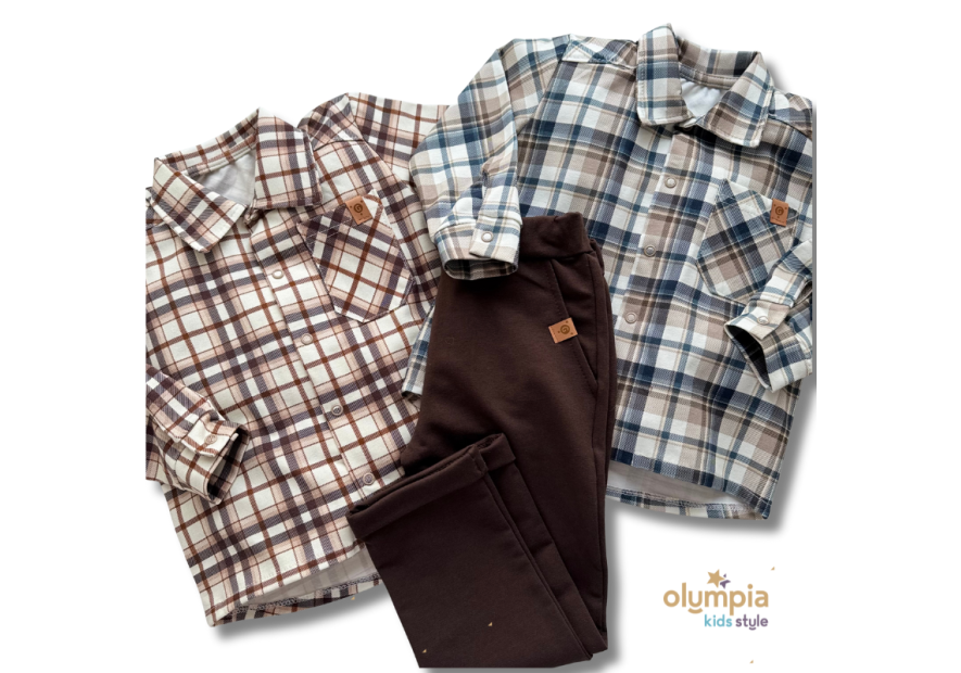 Komplet koszula i spodnie KRATA | OLYMPIA KIDS STYLE