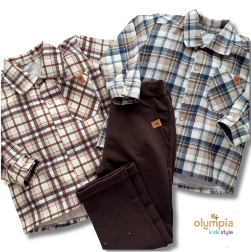 Komplet koszula i spodnie KRATA | OLYMPIA KIDS STYLE
