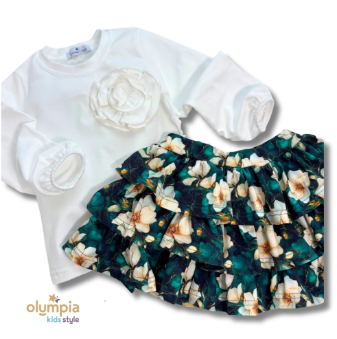 Bluzka i spódniczka BLANKA |Olympia Kids Style