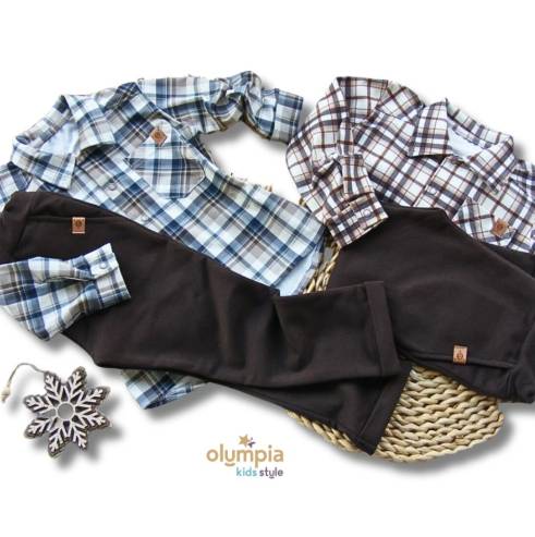 Komplet koszula i spodnie KRATA | OLYMPIA KIDS STYLE