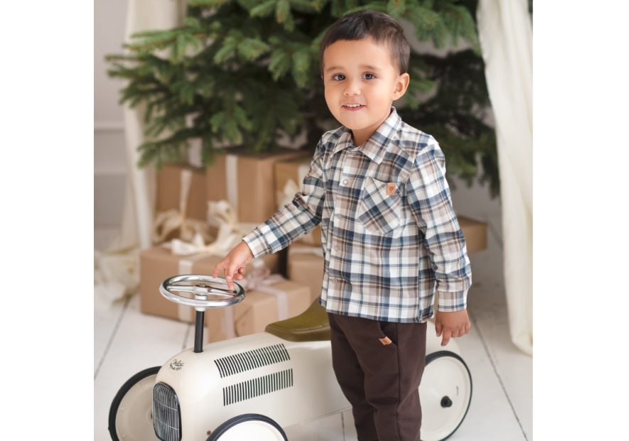 Komplet koszula i spodnie KRATA | OLYMPIA KIDS STYLE