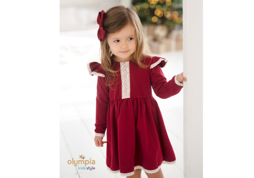Swiąteczna Sukienka dla dziewczynki  | Olympia kids style