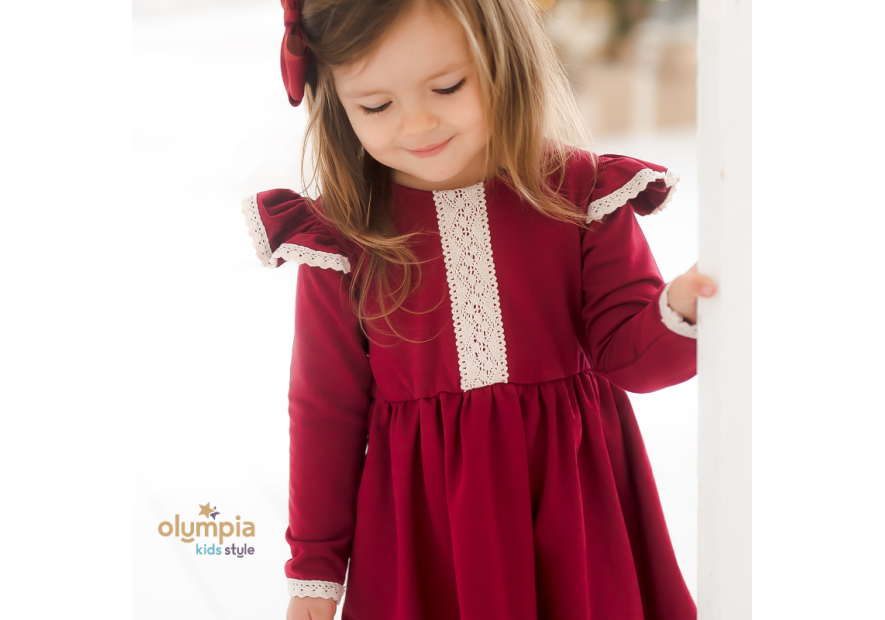 Swiąteczna Sukienka dla dziewczynki  | Olympia kids style