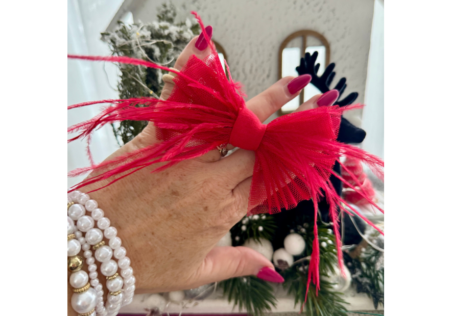 Sukienka dla dziewczynki PIÓRKO | OLYMPIA KIDS STYLE