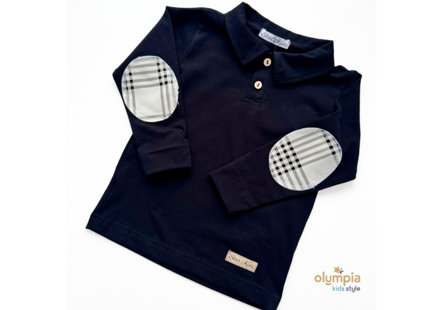 Komplet Bluzka z kołnierzem spodenkami | OLYMPIA KIDS STYLE