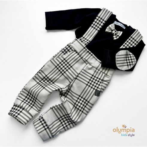 Bluzka z kołnierzem spodenkami | OLYMPIA KIDS STYLE