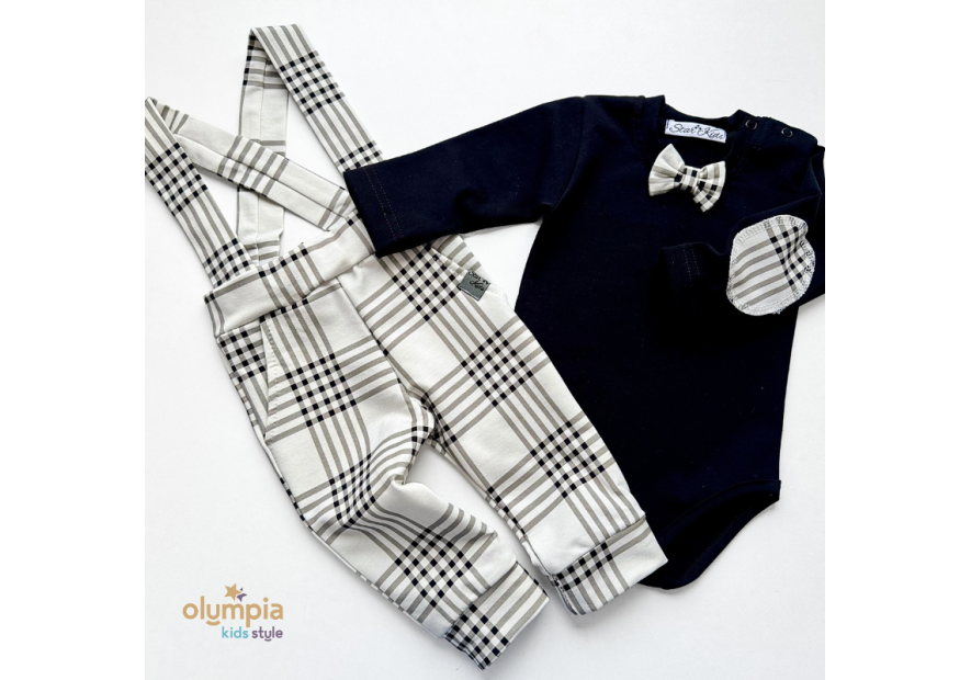 Bluzka z kołnierzem spodenkami | OLYMPIA KIDS STYLE