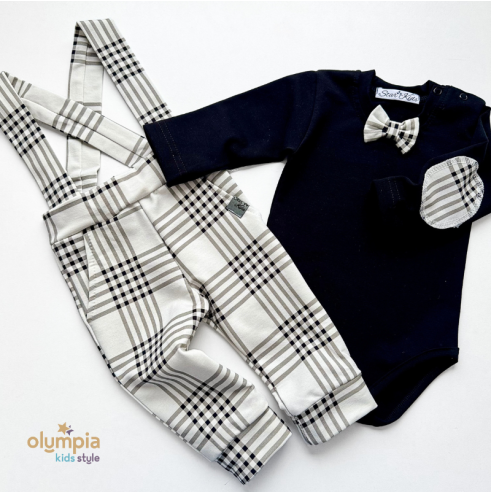 Bluzka z kołnierzem spodenkami | OLYMPIA KIDS STYLE