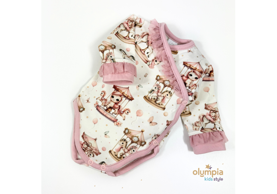 Body niemowlęce kopertowe i półśpioch | OLYMPIA KIDS STYLE