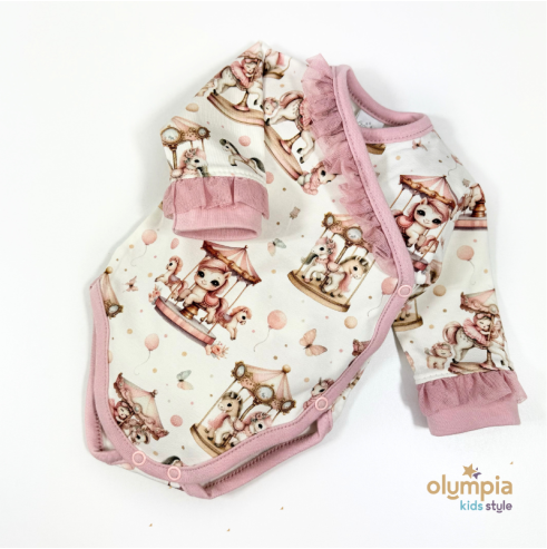 Body niemowlęce kopertowe i półśpioch | OLYMPIA KIDS STYLE