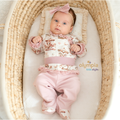 Body niemowlęce + półśpioch KARUZELA