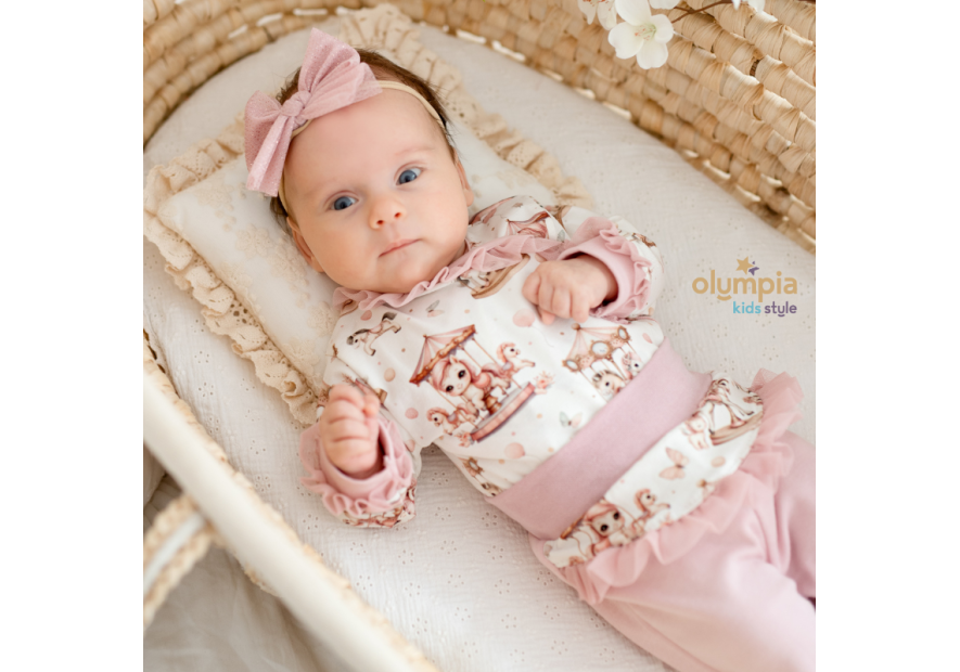 Body niemowlęce kopertowe i półśpioch | OLYMPIA KIDS STYLE