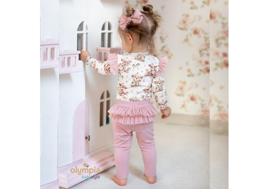 Body niemowlęce i legginsy - Olympia Kids Style
