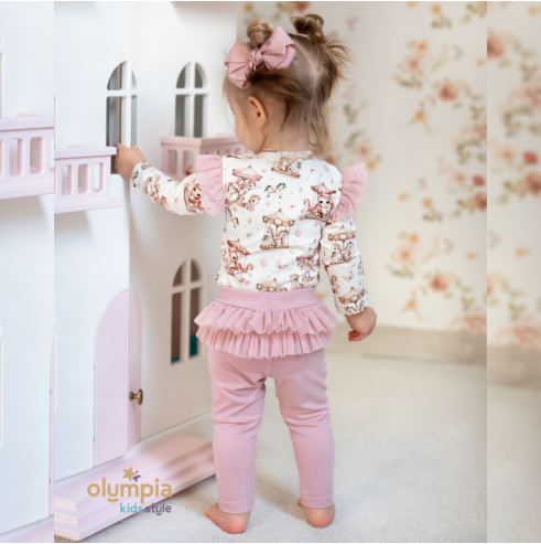 Body niemowlęce i legginsy - Olympia Kids Style