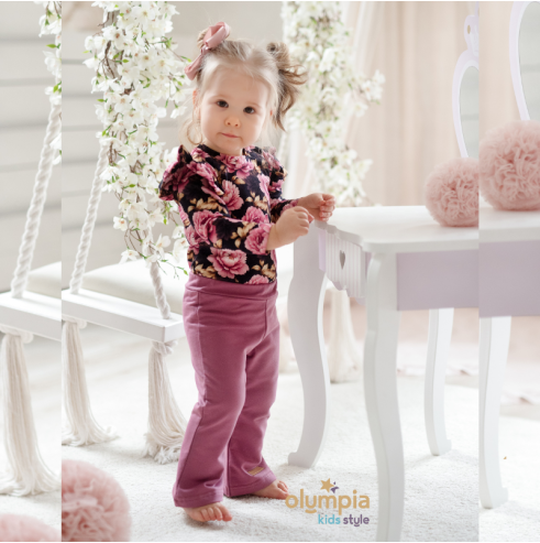 Body i spodnie dzwony  |OLYMPIA KIDS STYLE
