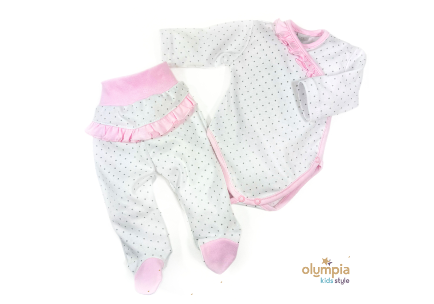 Body niemowlęce kopertowe i półśpioch | OLYMPIA KIDS STYLE