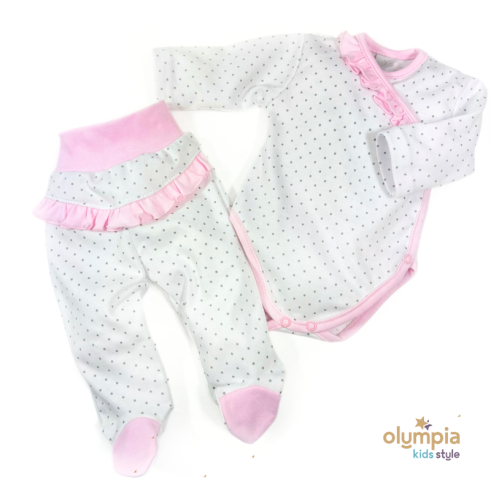 Body niemowlęce kopertowe i półśpioch | OLYMPIA KIDS STYLE