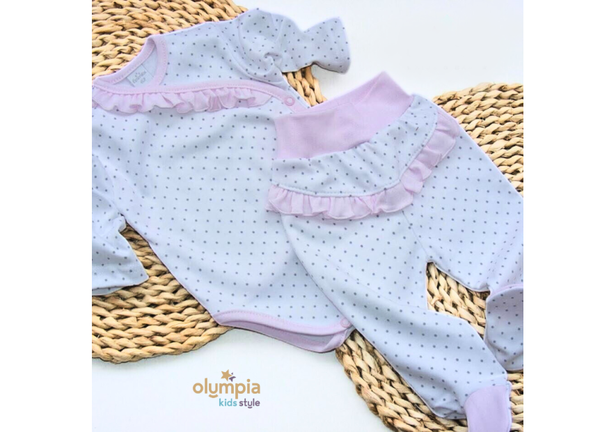 Body niemowlęce + półśpioch KROPKA