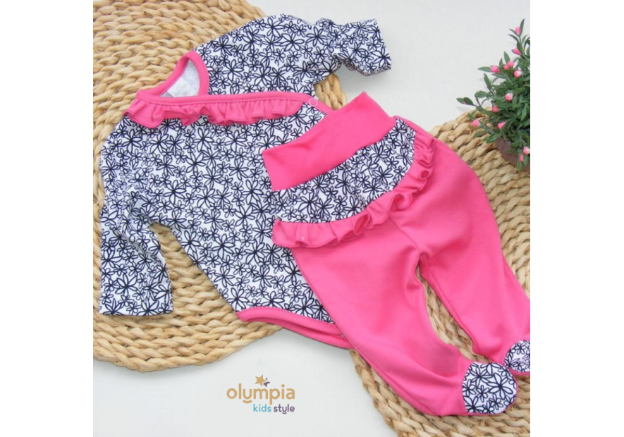 Body niemowlęce kopertowe i półśpioch | OLYMPIA KIDS STYLE