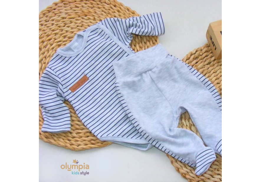 Body niemowlęce kopertowe i półśpioch | OLYMPIA KIDS STYLE