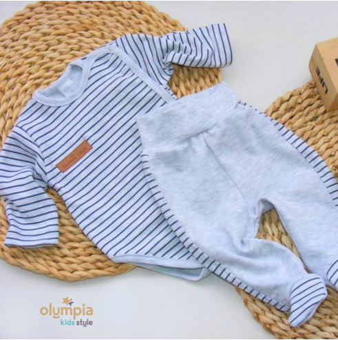 Body niemowlęce kopertowe i półśpioch | OLYMPIA KIDS STYLE